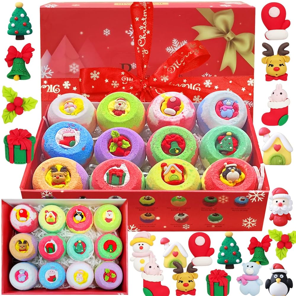 Amazon | 【クリスマス限定】CityMona バスボム おもちゃ